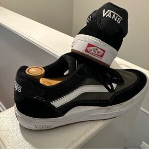 Vans Black and White Athletic Shoes